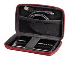 Hama Eva HDD táska 2,5", piros - 95523 Iroda és számítástechnika - Adattároló / merevlemez - Kiegészítő - 288143