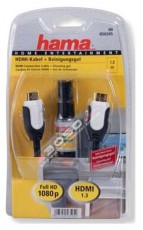 Hama HDMI Kábel 1,5m + Tisztítógél 30ml szett - 56595 Tv kiegészítők - Kábel / csatlakozó - Hdmi kábel - 279283