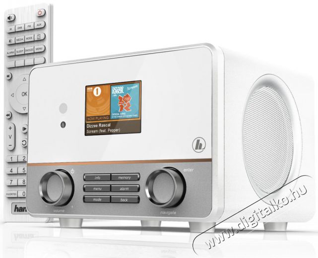 Hama Internet rádió - fehér (54856) Audio-Video / Hifi / Multimédia - Rádió / órás rádió - Internet webrádió - 362899