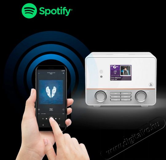 Hama Internet rádió - fehér (54856) Audio-Video / Hifi / Multimédia - Rádió / órás rádió - Internet webrádió - 362899