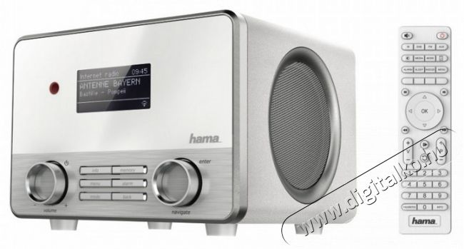 Hama IR111 internetes rádió (54829) - fehér Audio-Video / Hifi / Multimédia - Rádió / órás rádió - Internet webrádió - 315384