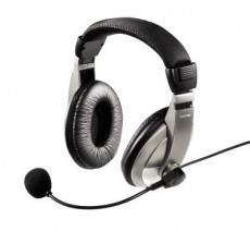 Hama AH-100 PC headset (53994) Audio-Video / Hifi / Multimédia - Fül és Fejhallgatók - Fejhallgató mikrofonnal / headset - 274904