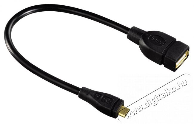Hama Micro USB - OTG adapter 0,15m (115911) - fekete Mobil / Kommunikáció / Smart - Mobiltelefon kiegészítő / tok - Kábel / átalakító - 315413