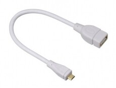 Hama Micro USB-OTG adapter, fehér - 54518 Mobil / Kommunikáció / Smart - Mobiltelefon kiegészítő / tok - Kábel / átalakító - 293621