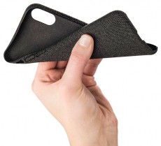 Hama Cozy iPhone 6/6S/7/8 hátlap tok (182757) - fekete Mobil / Kommunikáció / Smart - Mobiltelefon kiegészítő / tok - Tok / hátlap - 336445