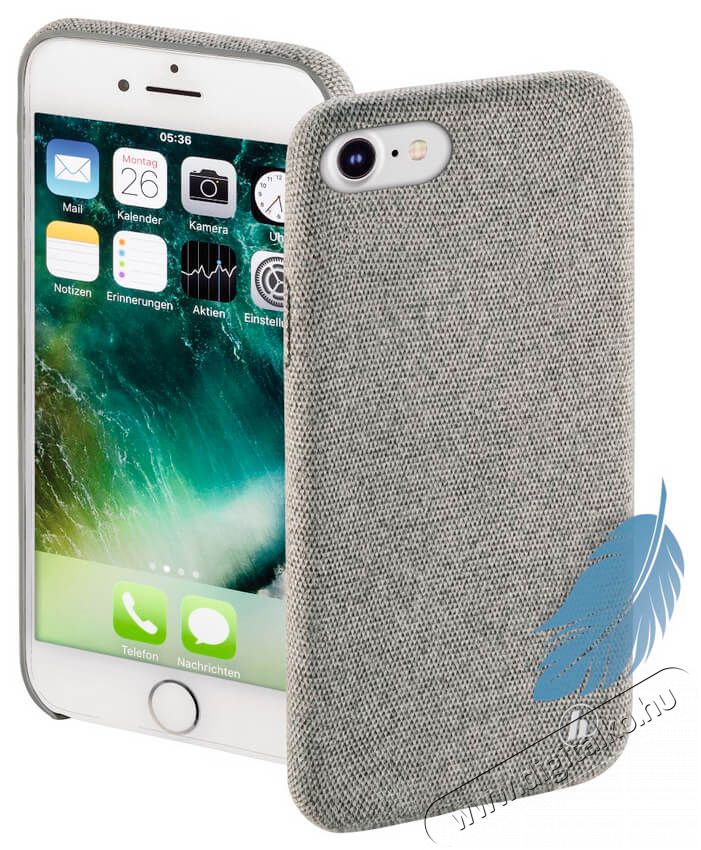 Hama Cozy iPhone 6/6S/7/8 hátlap tok (182751) - világos szürke Mobil / Kommunikáció / Smart - Mobiltelefon kiegészítő / tok - Tok / hátlap - 336446