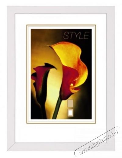 Hama Lindau Műanyag keret 10x15, fehér - 100613 Háztartás / Otthon / Kültér - Lakásfelszerelés - Képkeret / képtartó - 279264