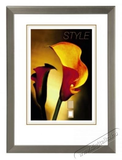 Hama Lindau Műanyag keret 13x18, ezüst - 100608 Háztartás / Otthon / Kültér - Lakásfelszerelés - Képkeret / képtartó - 279261