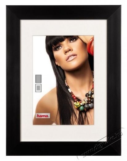 Hama Marbella műanyag keret 20X30, fekete - 114220 Háztartás / Otthon / Kültér - Lakásfelszerelés - Képkeret / képtartó - 299179