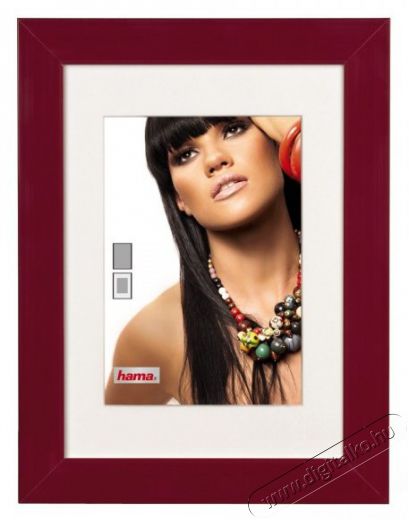 Hama Marbella műanyag keret 15X20, piros - 114231 Háztartás / Otthon / Kültér - Lakásfelszerelés - Képkeret / képtartó - 299180
