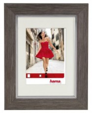 Hama PORTO műanyag keret 15X20, sötétszürke - 125649 Háztartás / Otthon / Kültér - Lakásfelszerelés - Képkeret / képtartó - 297579