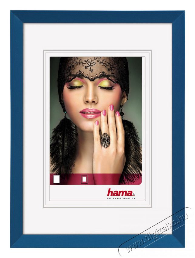 Hama Santa Cruz műanyag keret 13X18 (114422) - kék Háztartás / Otthon / Kültér - Lakásfelszerelés - Képkeret / képtartó - 335547