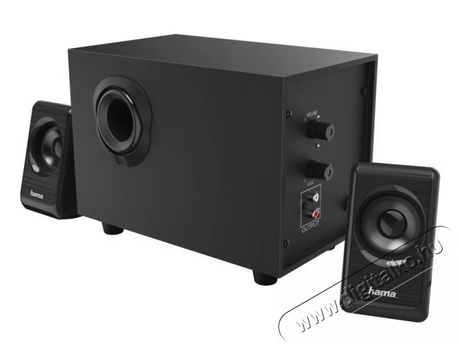 Hama BA-2112 2.1 hangszóró (173137) Audio-Video / Hifi / Multimédia - Hifi - Sztereó - Mikro-, mini hifi rendszer - 348251