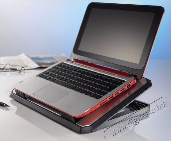 Hama Notebook hűtő, alumínium - 53064 Iroda és számítástechnika - Notebook kiegészítő - USB laptop hűtő