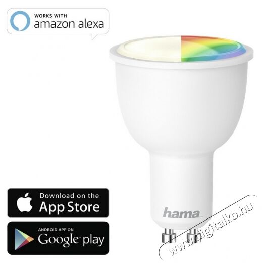 Hama Okos LED izzó Wi-fi GU10 4.5W (176532) Egyéb - Nem forgalmazzuk ! - 334722