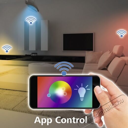 Hama Okos LED izzó Wi-fi GU10 4.5W (176532) Egyéb - Nem forgalmazzuk ! - 334722
