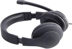 Hama HS-P200 fejhallgató (139923) - fekete Audio-Video / Hifi / Multimédia - Fül és Fejhallgatók - Fejhallgató mikrofonnal / headset - 358597