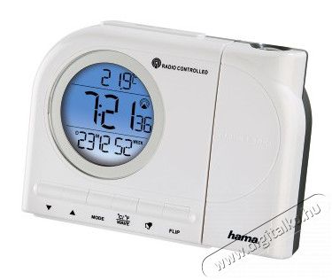 Hama RCR 110 rádióvezérelt ébresztőóra - 104952 Háztartás / Otthon / Kültér - Óra - Ébresztőóra - 286980