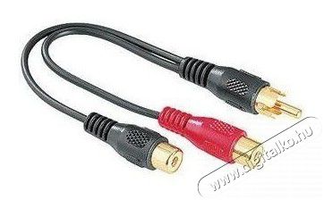 Hama 1RCA dugó - 2RCA alj adapter 0,1m - 42717 Tv kiegészítők - Kábel / csatlakozó - Csatlakozó / elosztó / átalakító - 293670