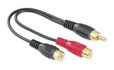 Hama 1RCA dugó - 2RCA alj adapter 0,1m - 42717 Tv kiegészítők - Kábel / csatlakozó - Csatlakozó / elosztó / átalakító - 293670