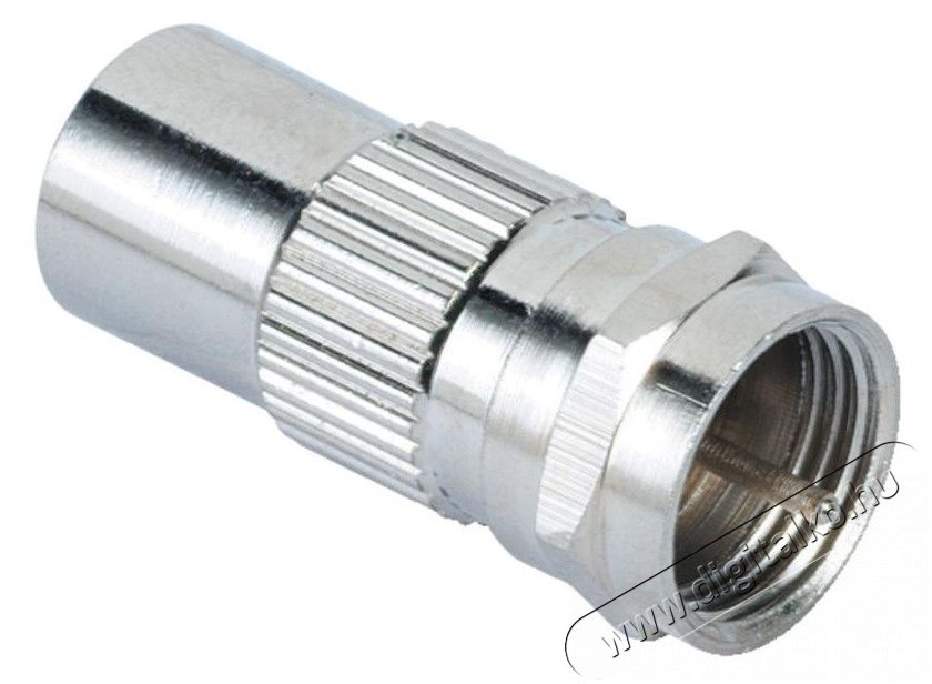 Hama SAT F dugó - Koax dugó adapter - 44108 Tv kiegészítők - Kábel / csatlakozó - Csatlakozó / elosztó / átalakító - 293787