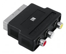 Hama Scart-3RCA AV adapter - 42356 Tv kiegészítők - Kábel / csatlakozó - Csatlakozó / elosztó / átalakító - 293608