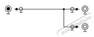 Hama RCA Y adapter - 43384 Tv kiegészítők - Kábel / csatlakozó - Csatlakozó / elosztó / átalakító - 293642