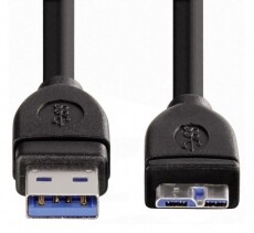 Hama ST USB 3.0 kábel 0,75M A-microB - 53749 Fotó-Videó kiegészítők - Kábel - USB kábel - 298896