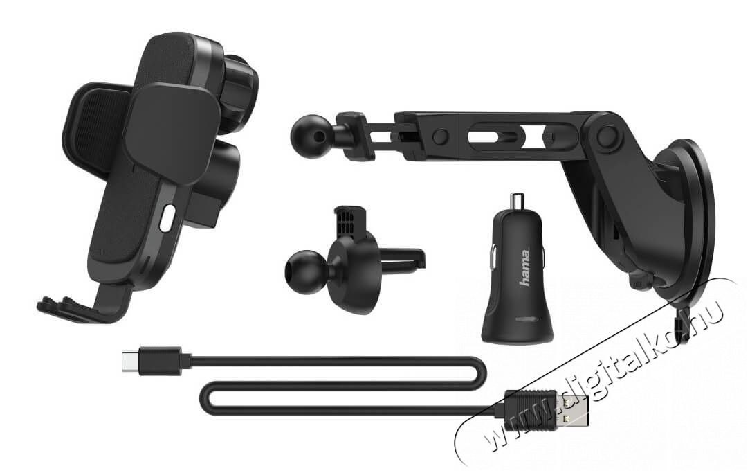 Hama autós gyorstöltő szett (188300) Mobil / Kommunikáció / Smart - Mobiltelefon kiegészítő / tok - Hálózati-, autós töltő - 360494