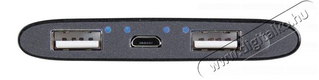 Hama Premium Alu külső akkumulátor 8000mAh (173735) Mobil / Kommunikáció / Smart - Powerbank / Külső akkumulátor és töltő - 341558