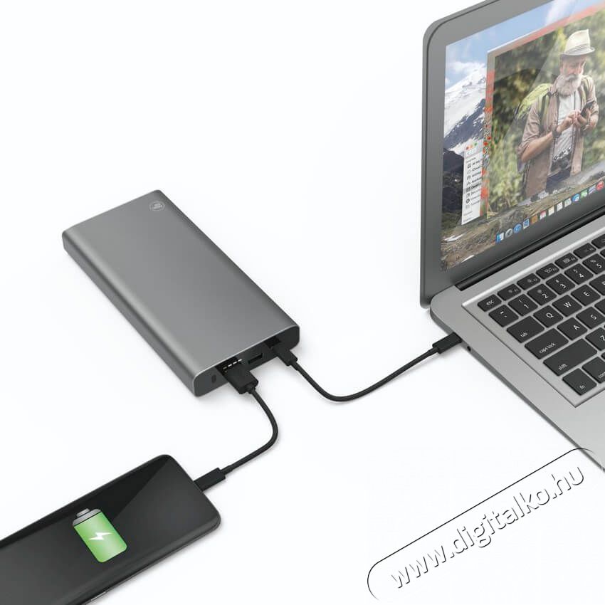Hama univerzális USB/USB-C Powerbank 26800mAh (54175) Mobil / Kommunikáció / Smart - Powerbank / Külső akkumulátor és töltő - 348253