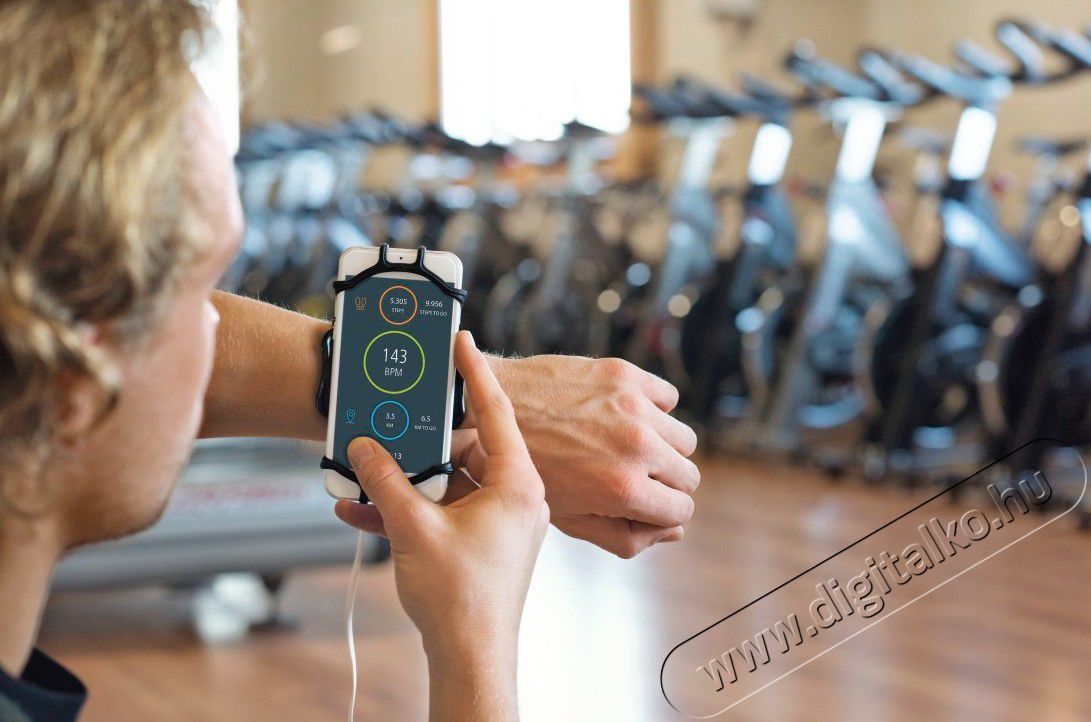 Hama Switch univerzális telefon tartó karpánt - 177799 Mobil / Kommunikáció / Smart - Mobiltelefon kiegészítő / tok - Tartó / rögzítő / állvány - 347249