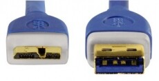 Hama USB 3.0 kábel A-microB 1,8m - 39682 Fotó-Videó kiegészítők - Kábel - USB kábel - 287430