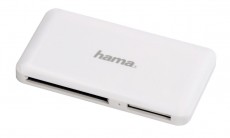 Hama USB 3.0 Slim multi kártyaolvasó, fehér - 114836 Memória kártya / Pendrive - Kártya olvasó - 275025