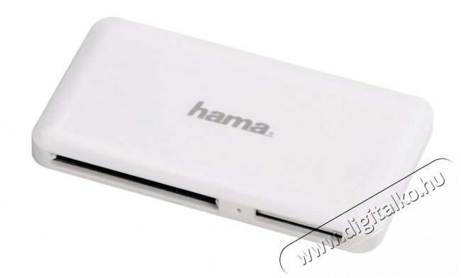 Hama USB 3.0 Slim multi kártyaolvasó, fehér - 114836 Memória kártya / Pendrive - Kártya olvasó - 275025