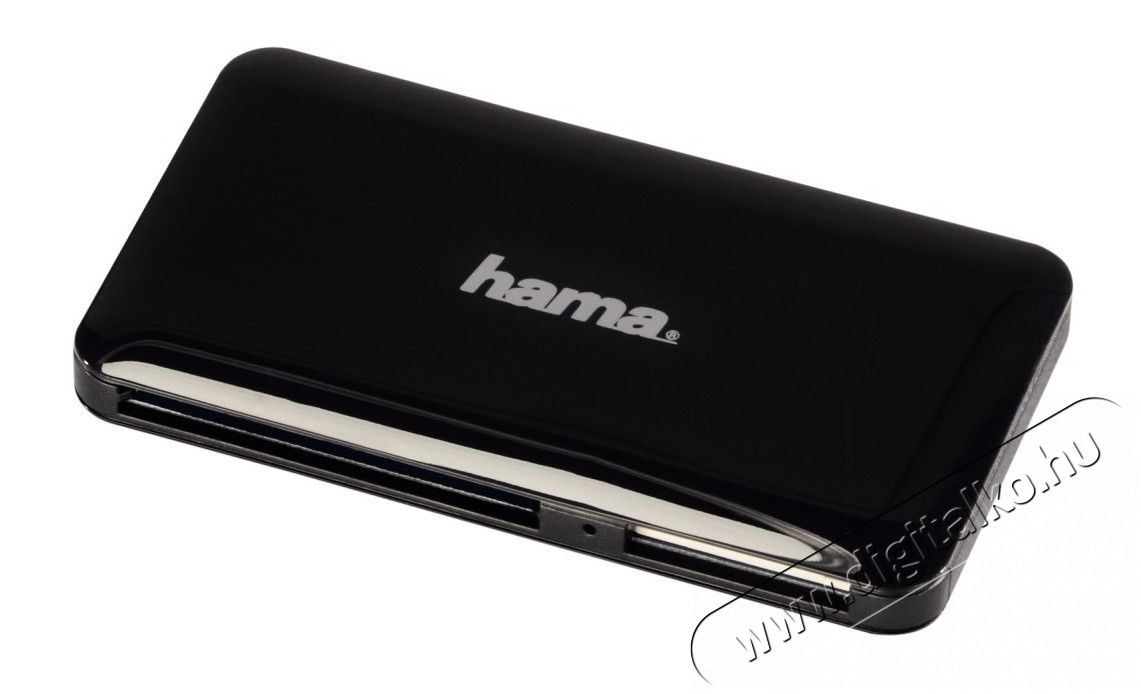 Hama USB 3.0 Slim multi kártyaolvasó, fekete - 114837 Memória kártya / Pendrive - Kártya olvasó - 275024