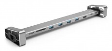Hama 9in1 UDB-C 4 portos dokkoló állomás (135765) Iroda és számítástechnika - Notebook kiegészítő - USB hub / elosztó - 359771