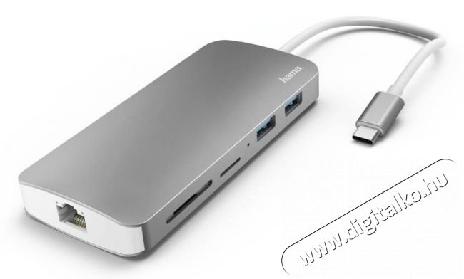 Hama 7IN1 dokkoló adapter (135760) Iroda és számítástechnika - Notebook kiegészítő - USB hub / elosztó - 342098