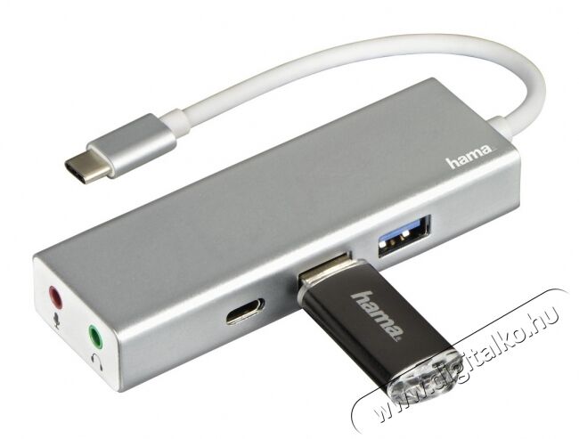 Hama USB 3.1 TYPE-C HUB (135758) Iroda és számítástechnika - Notebook kiegészítő - USB hub / elosztó - 340087