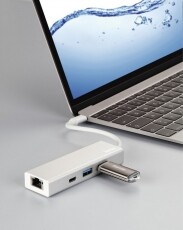 Hama USB 3.1 TYPE-C HUB (2 USB, 1 USB TYPE-C) +LAN - 135757 Iroda és számítástechnika - Notebook kiegészítő - USB hub / elosztó - 344503