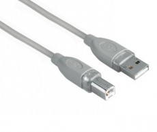 Hama USB kábel A-B típus 7,5m - 45024 Fotó-Videó kiegészítők - Kábel - USB kábel - 287462