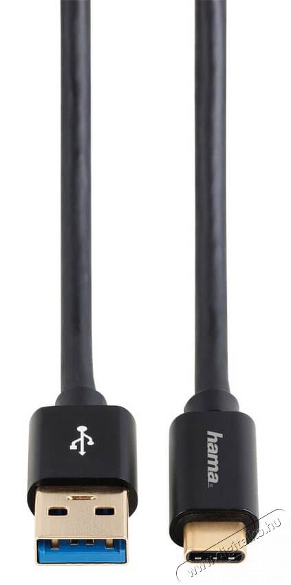 Hama USB-C - USB-A összekötő kábel 1m (135715) Mobil / Kommunikáció / Smart - Mobiltelefon kiegészítő / tok - Kábel / átalakító - 335590