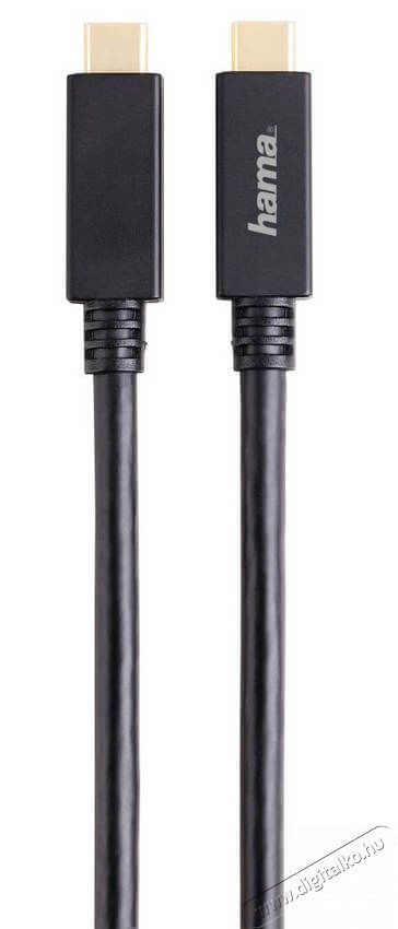 Hama USB 3.1 Type C összekötő Fekete 1m (135714) Mobil / Kommunikáció / Smart - Mobiltelefon kiegészítő / tok - Kábel / átalakító - 335591