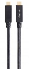 Hama USB 3.1 Type C összekötő Fekete 1m (135714) Mobil / Kommunikáció / Smart - Mobiltelefon kiegészítő / tok - Kábel / átalakító - 335591
