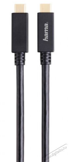 Hama USB 3.1 Type C összekötő Fekete 1m (135714) Mobil / Kommunikáció / Smart - Mobiltelefon kiegészítő / tok - Kábel / átalakító - 335591