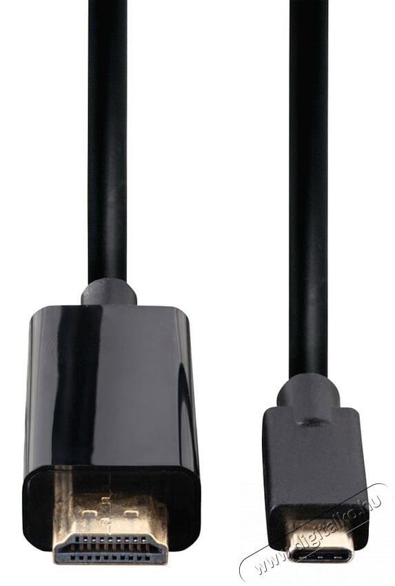 Hama USB-C apa - HDMI apa adapter kábel 1.8m (135724) Mobil / Kommunikáció / Smart - Mobiltelefon kiegészítő / tok - Kábel / átalakító - 335965