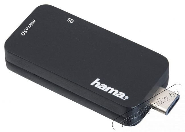 Hama USB-C to SD/Micro SD k&aacute;rtyaolvas&oacute; (135751) Mem&oacute;ria k&aacute;rtya / Pendrive - K&aacute;rtya olvas&oacute; - 319859