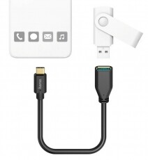 Hama USB-A - USB-C OTG Adapter 0.15m (178258) Mobil / Kommunikáció / Smart - Mobiltelefon kiegészítő / tok - Kábel / átalakító - 335592