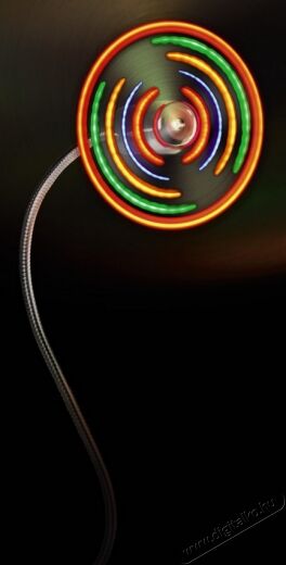 Hama USB Ventilátor színes led világítással - 12110 Iroda és számítástechnika - Notebook kiegészítő - USB ventilátor - 279189