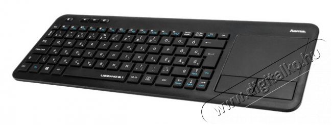 Hama Uzzano 3.1 vezeték nélküli billentyűzet + touchpad (173091) Iroda és számítástechnika - Billentyűzet / billentyűzet szett - Vezeték nélküli - 315499